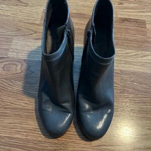 Life Stride Dark Gray Ankle Booties